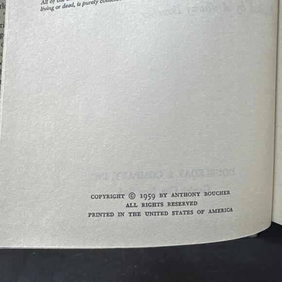 Anthony Boucher, Ed. / A Treasury of Great Science Fiction 2 Volumes 1959 - Picture 2 of 2